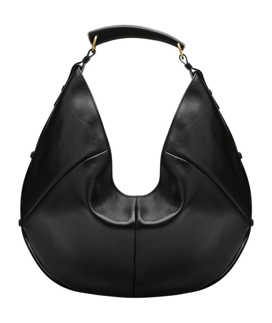 SAINT LAURENT Коричневая кожаная сумка через плечо, фото 1