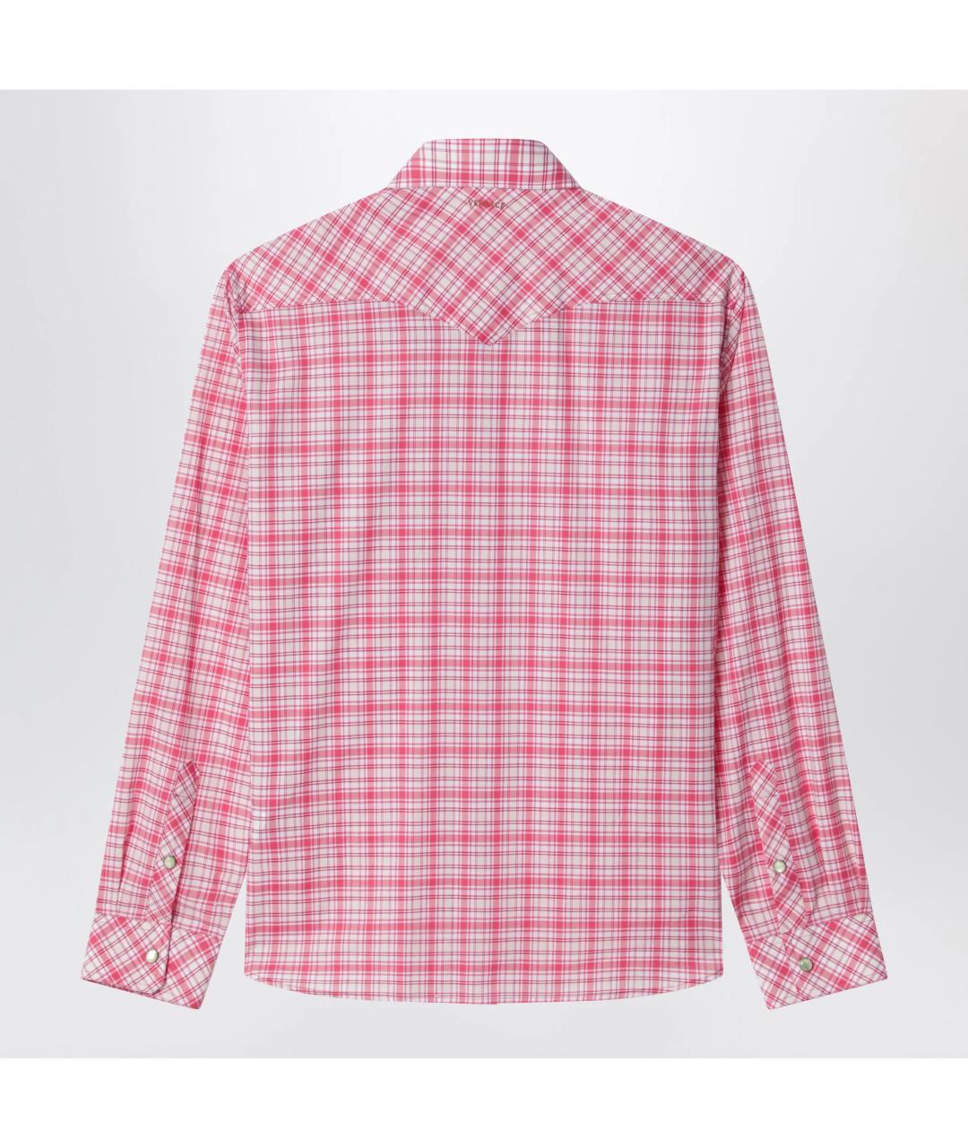 VERSACE Розовая хлопковая кэжуал рубашка, фото 2