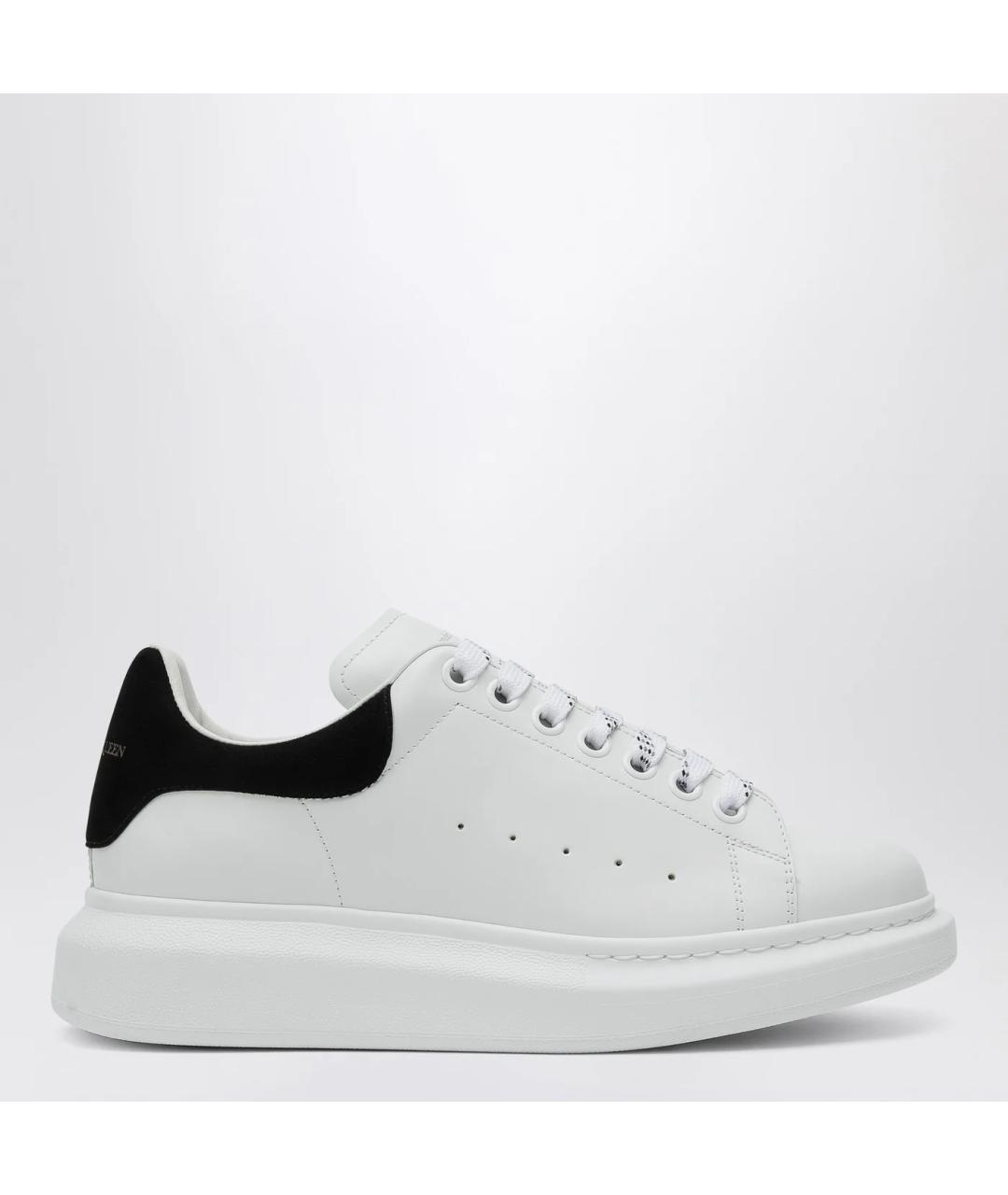 ALEXANDER MCQUEEN Белые кожаные кеды, фото 3