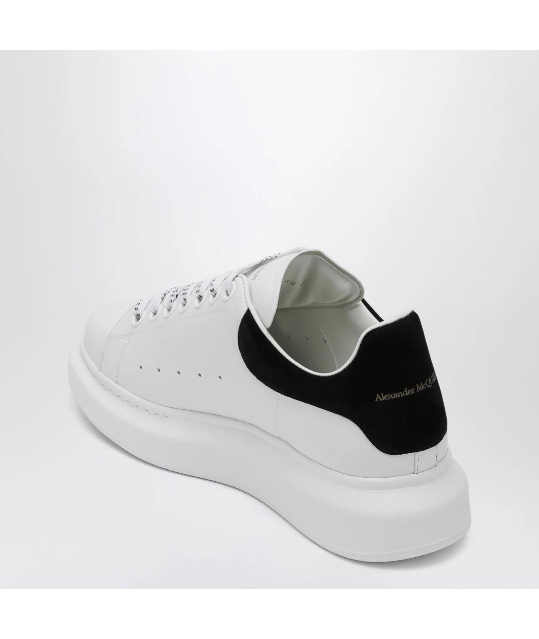 ALEXANDER MCQUEEN Белые кожаные кеды, фото 2