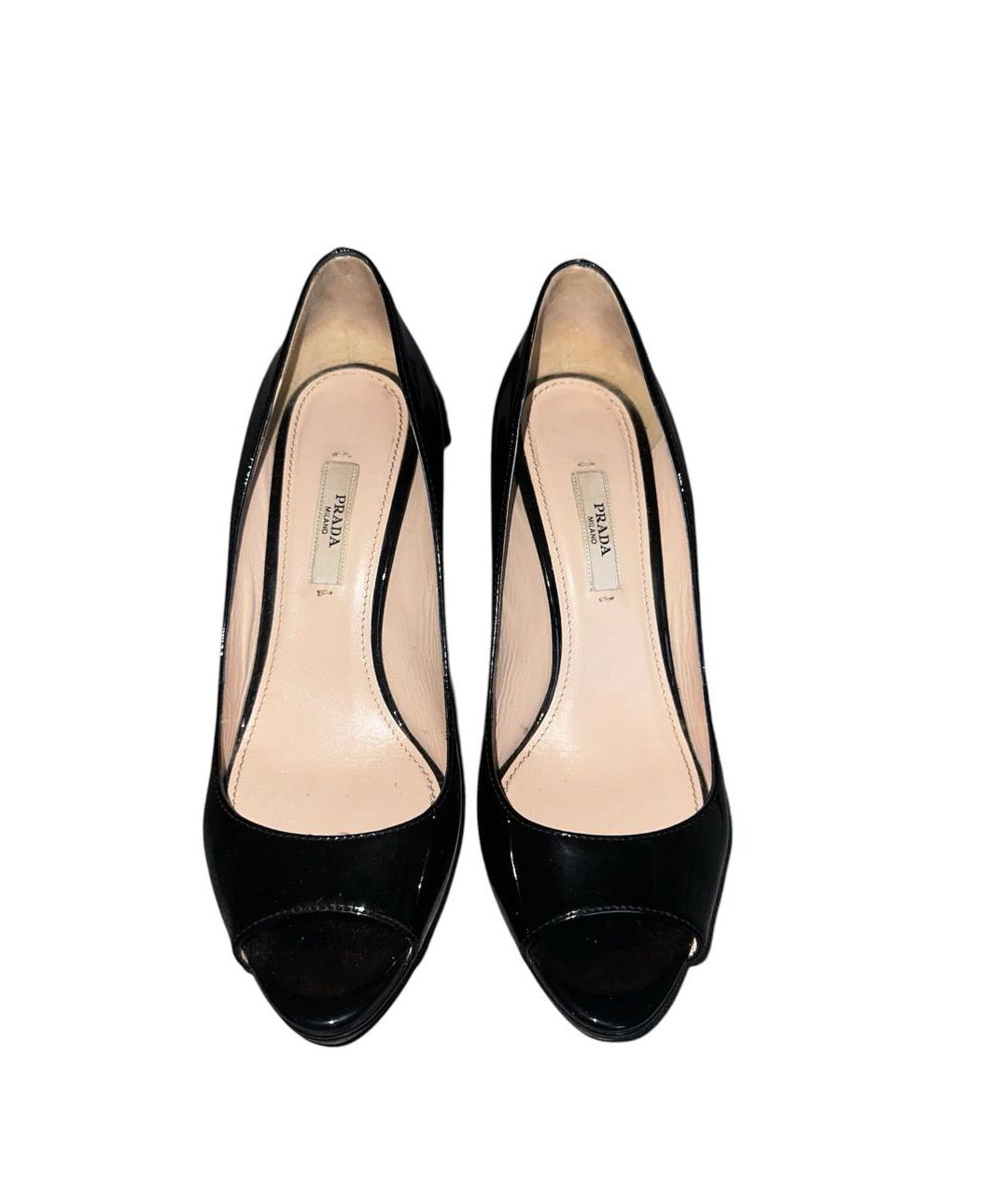 PRADA Черные туфли из лакированной кожи, фото 2