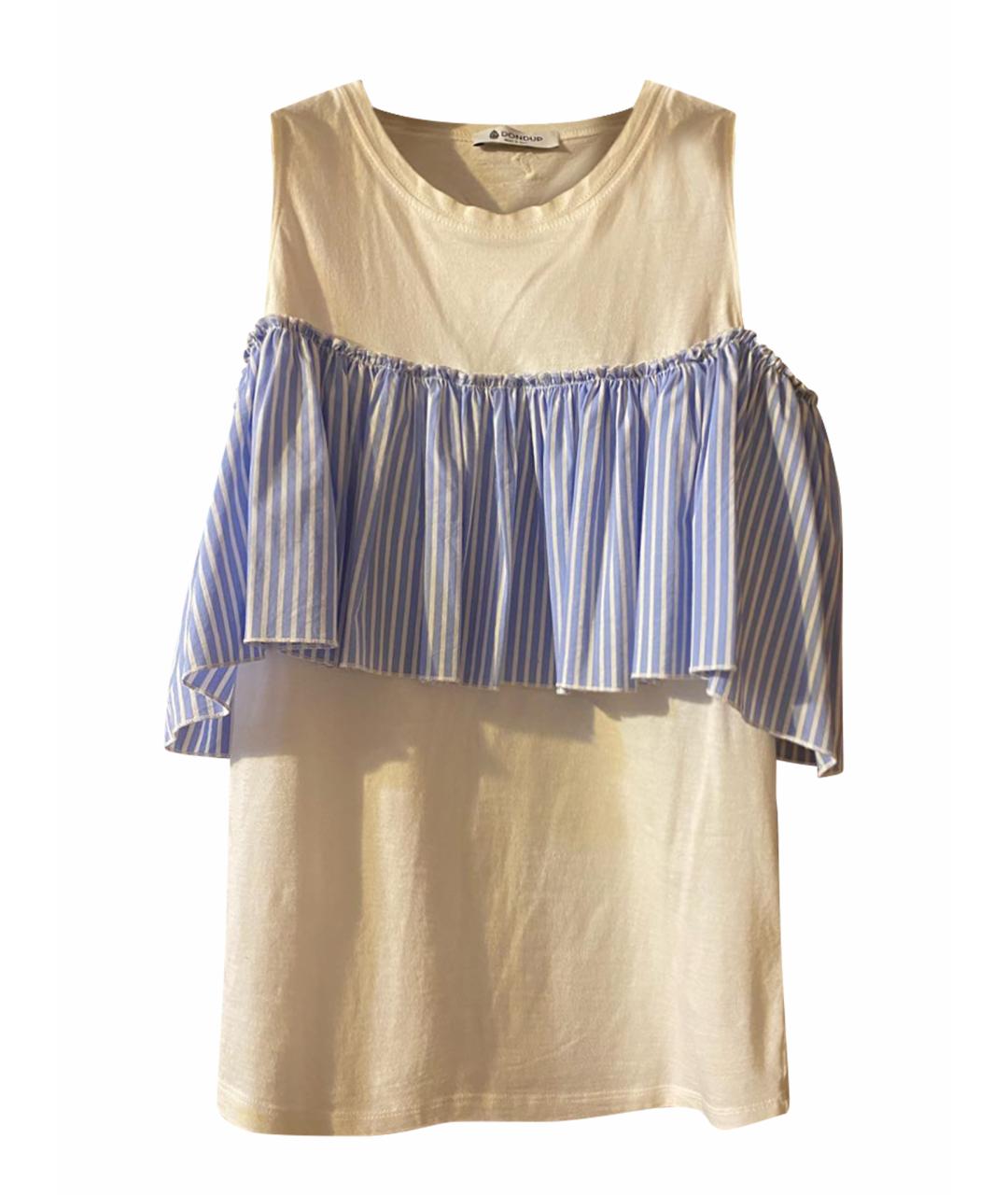 DONDUP Белая хлопковая майка, фото 1