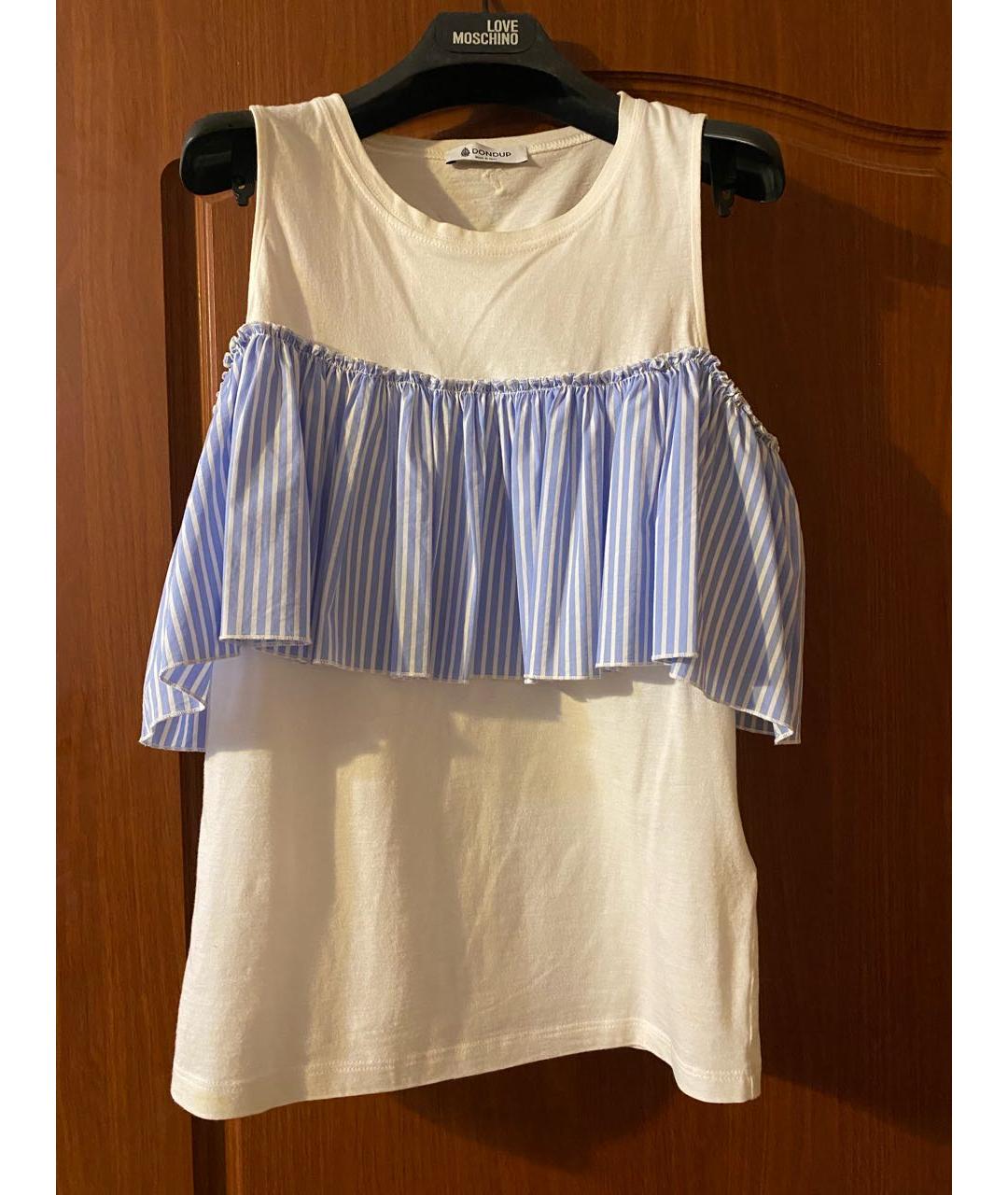 DONDUP Белая хлопковая майка, фото 7