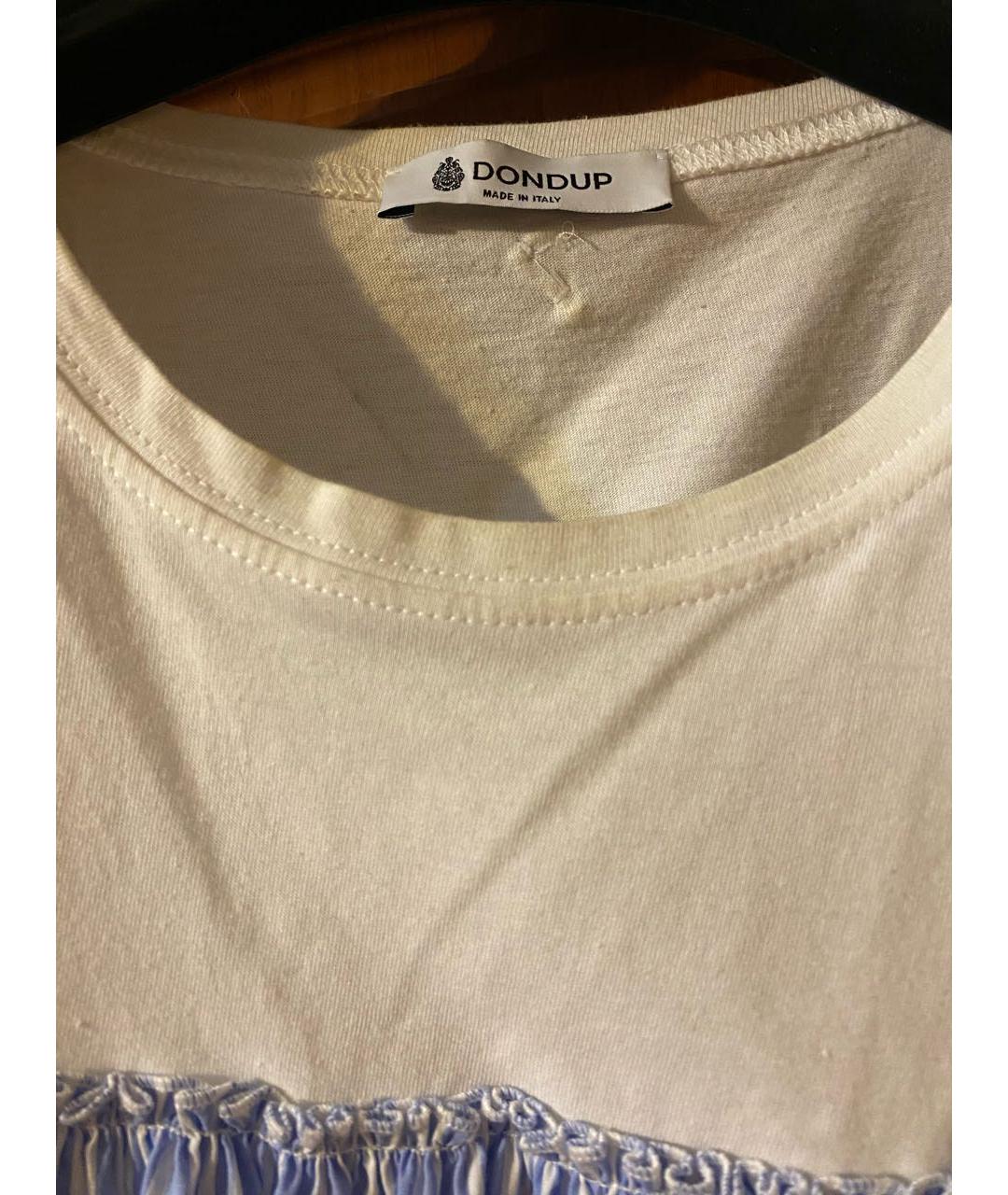DONDUP Белая хлопковая майка, фото 3
