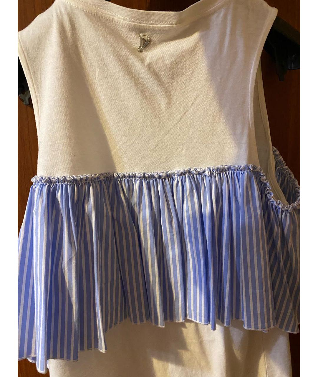 DONDUP Белая хлопковая майка, фото 4