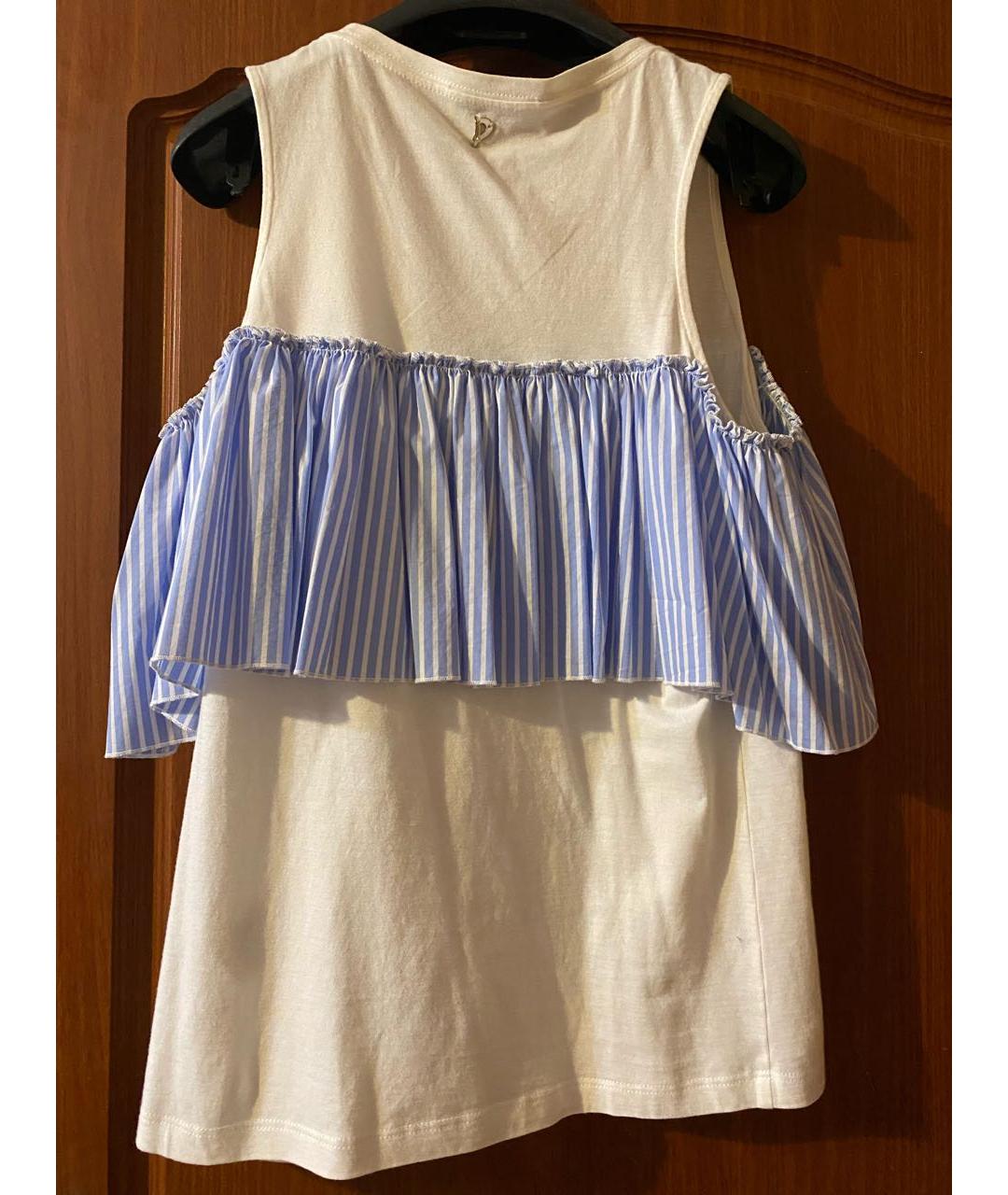 DONDUP Белая хлопковая майка, фото 2