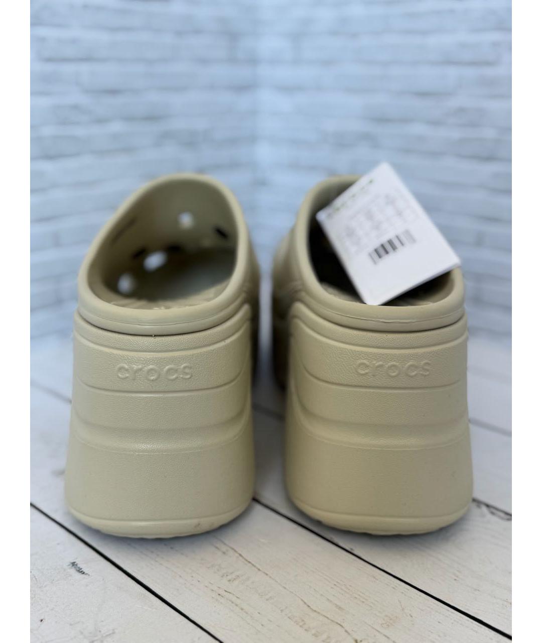 CROCS Бежевые сабо, фото 4
