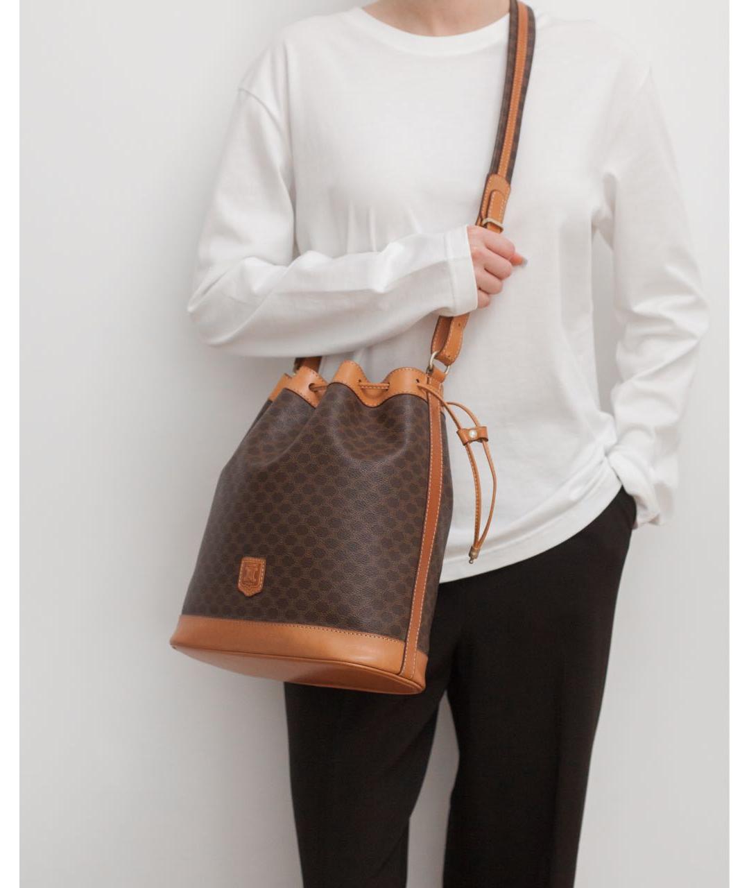CELINE Коричневая сумка тоут, фото 3