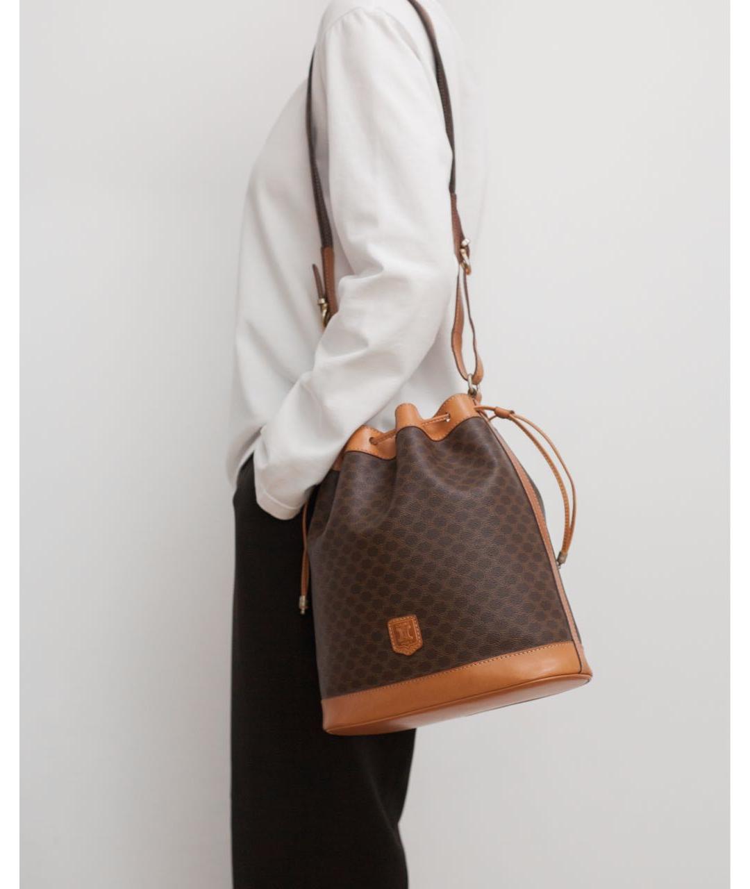 CELINE Коричневая сумка тоут, фото 2