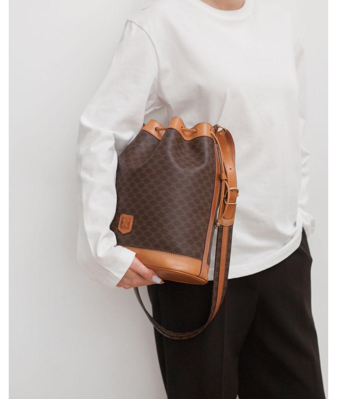 CELINE Коричневая сумка тоут, фото 4