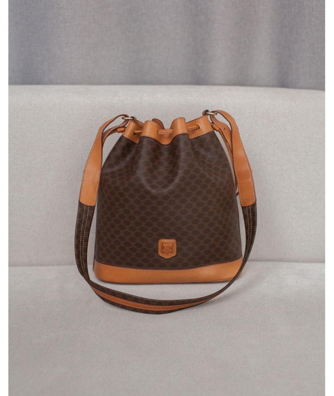 CELINE Коричневая сумка тоут, фото 9