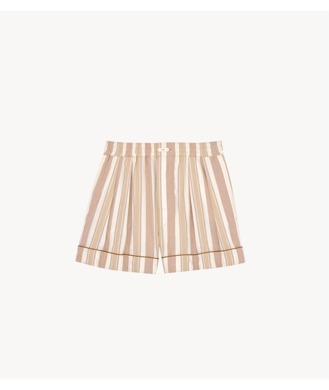 SAINT LAURENT Бежевый хлопковый костюм с брюками, фото 2