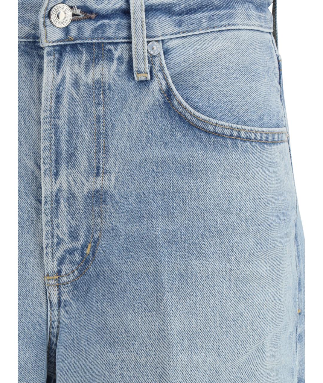Citizien Of Humanity Голубые хлопковые прямые джинсы, фото 3
