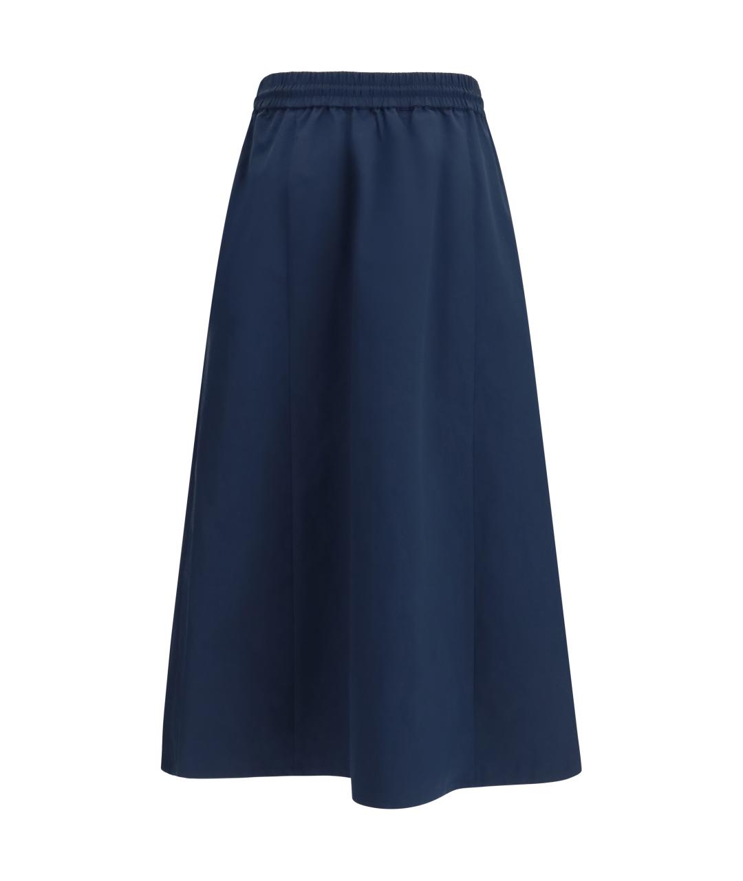 WEEKEND MAX MARA Синяя юбка миди, фото 2