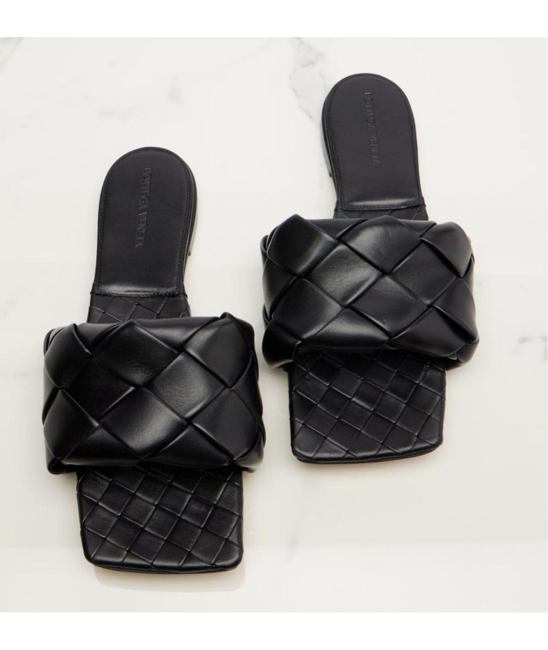 BOTTEGA VENETA Кожаные шлепанцы, фото 2