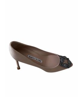 MANOLO BLAHNIK Лодочки на низком каблуке