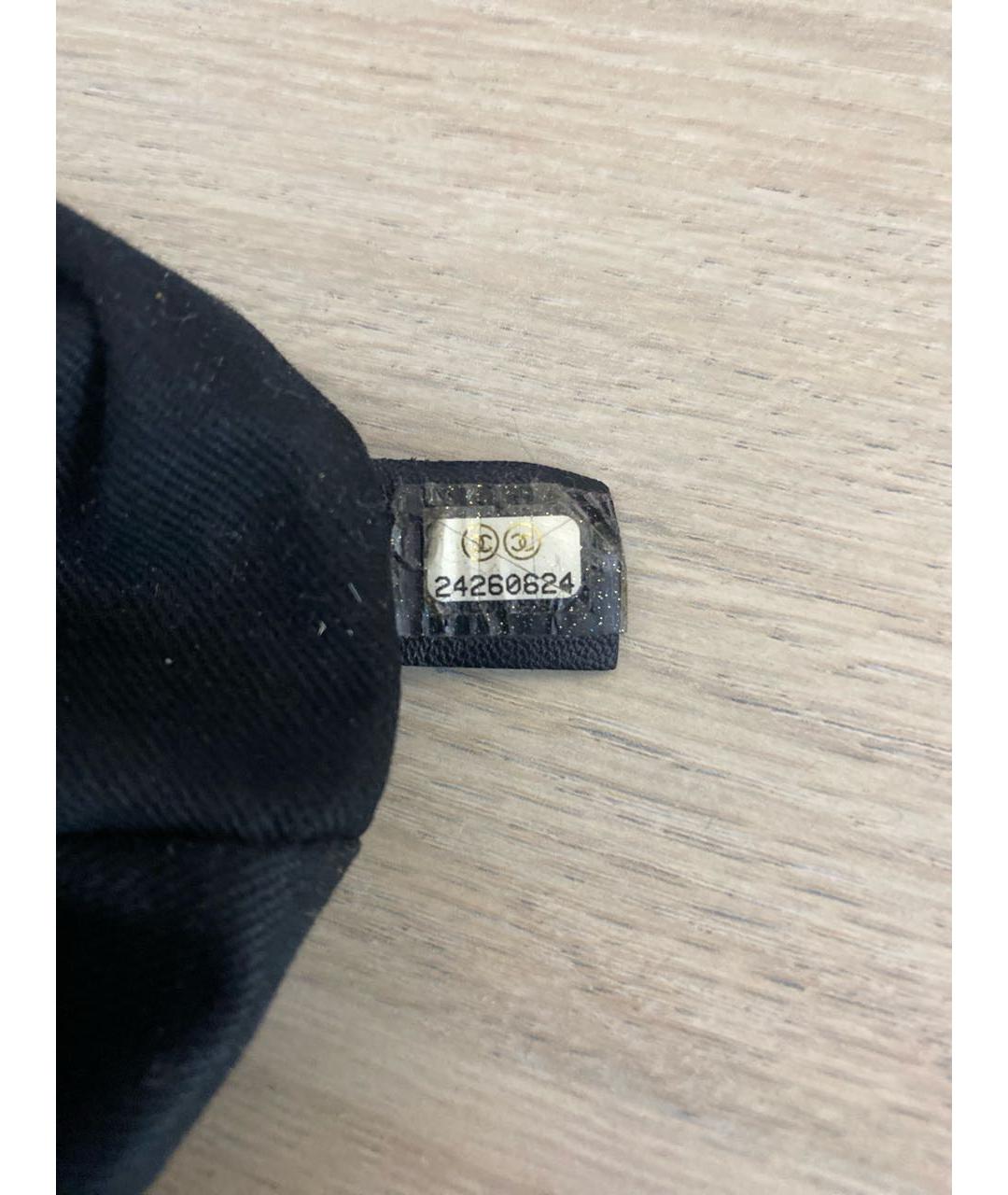 CHANEL Черная кожаная сумка тоут, фото 7