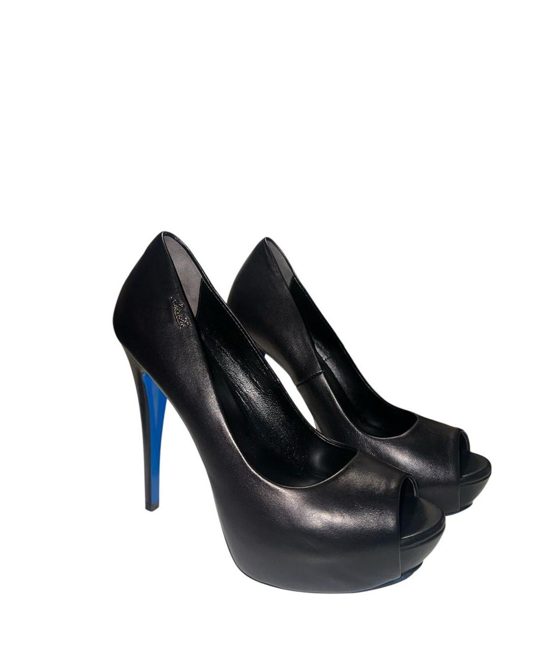 LOREE RODKIN Черные кожаные туфли, фото 5