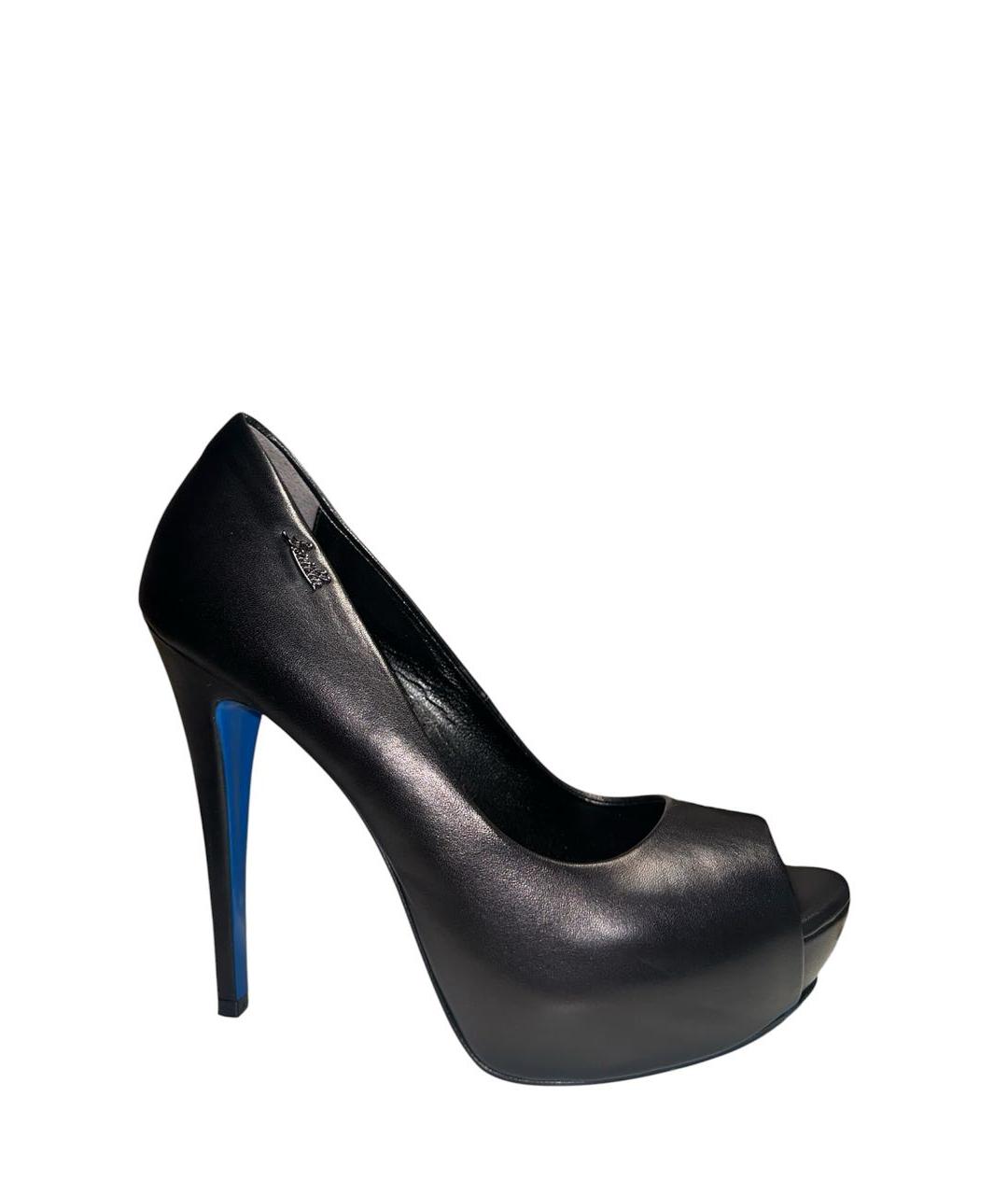 LOREE RODKIN Черные кожаные туфли, фото 7