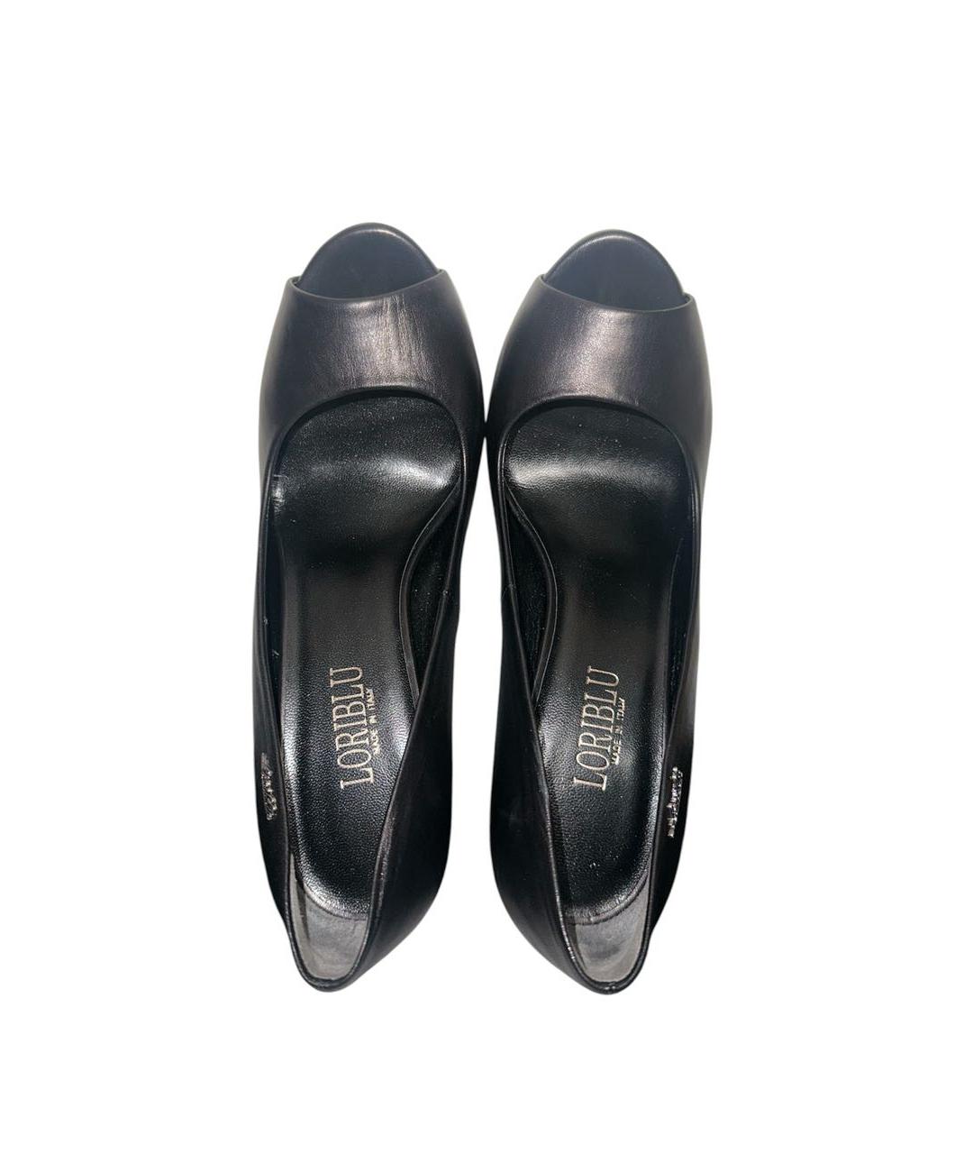 LOREE RODKIN Черные кожаные туфли, фото 3