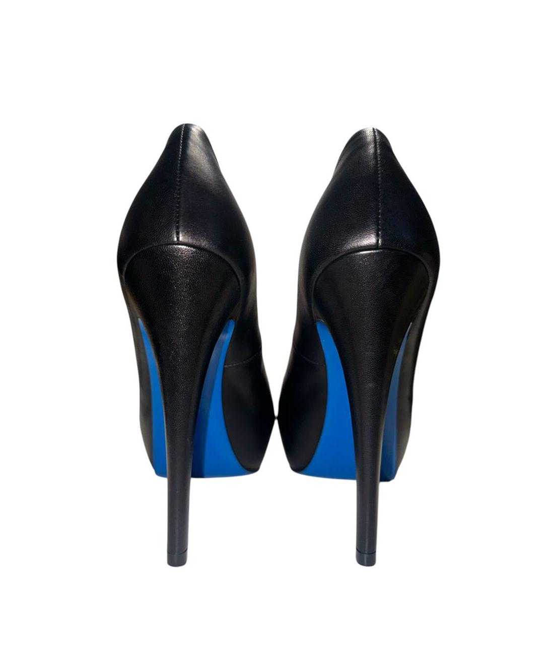 LOREE RODKIN Черные кожаные туфли, фото 4