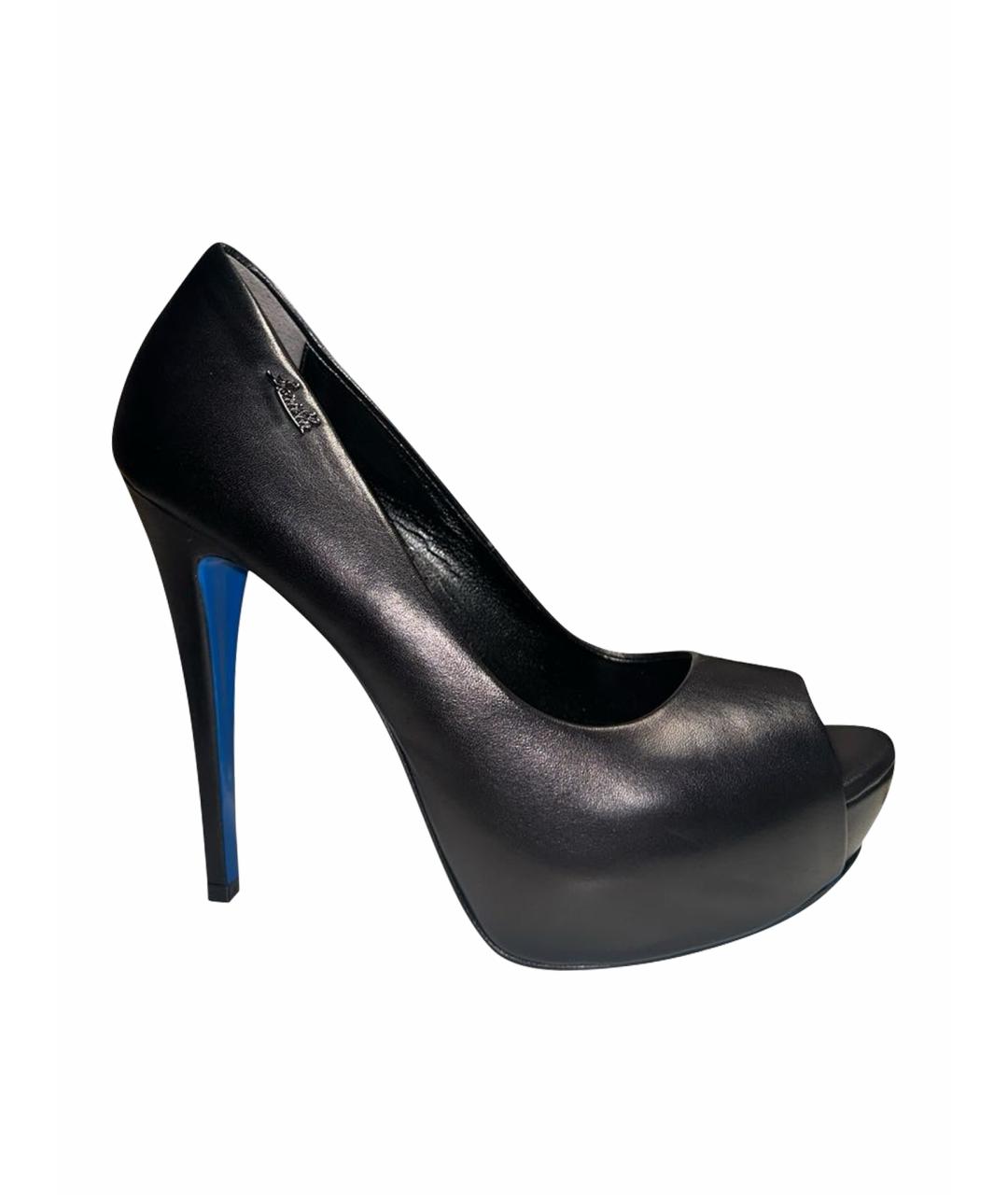 LOREE RODKIN Черные кожаные туфли, фото 1