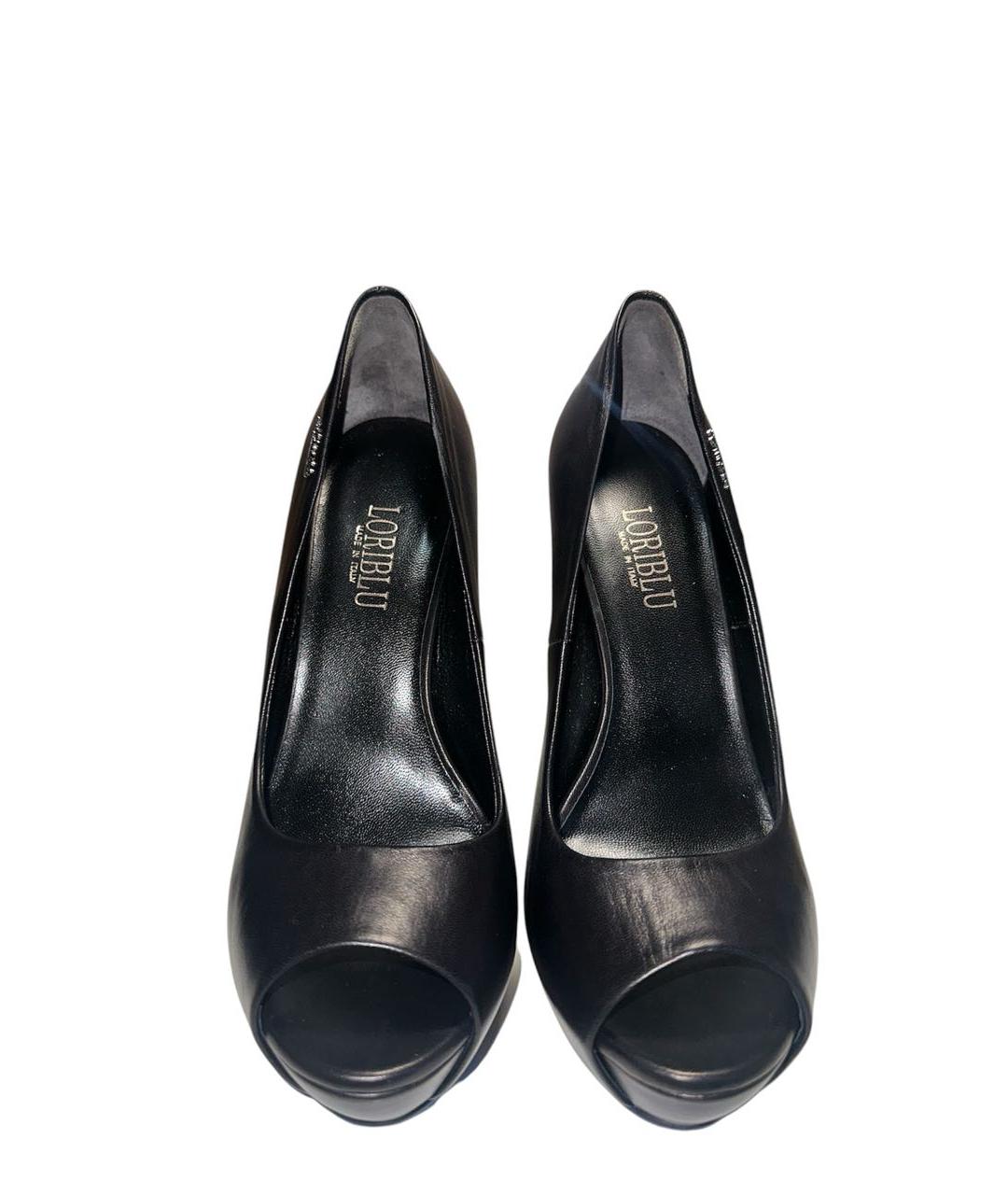 LOREE RODKIN Черные кожаные туфли, фото 2