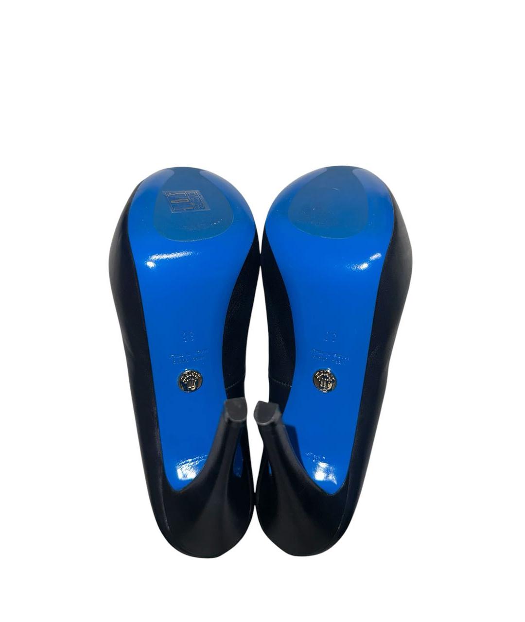 LOREE RODKIN Черные кожаные туфли, фото 6