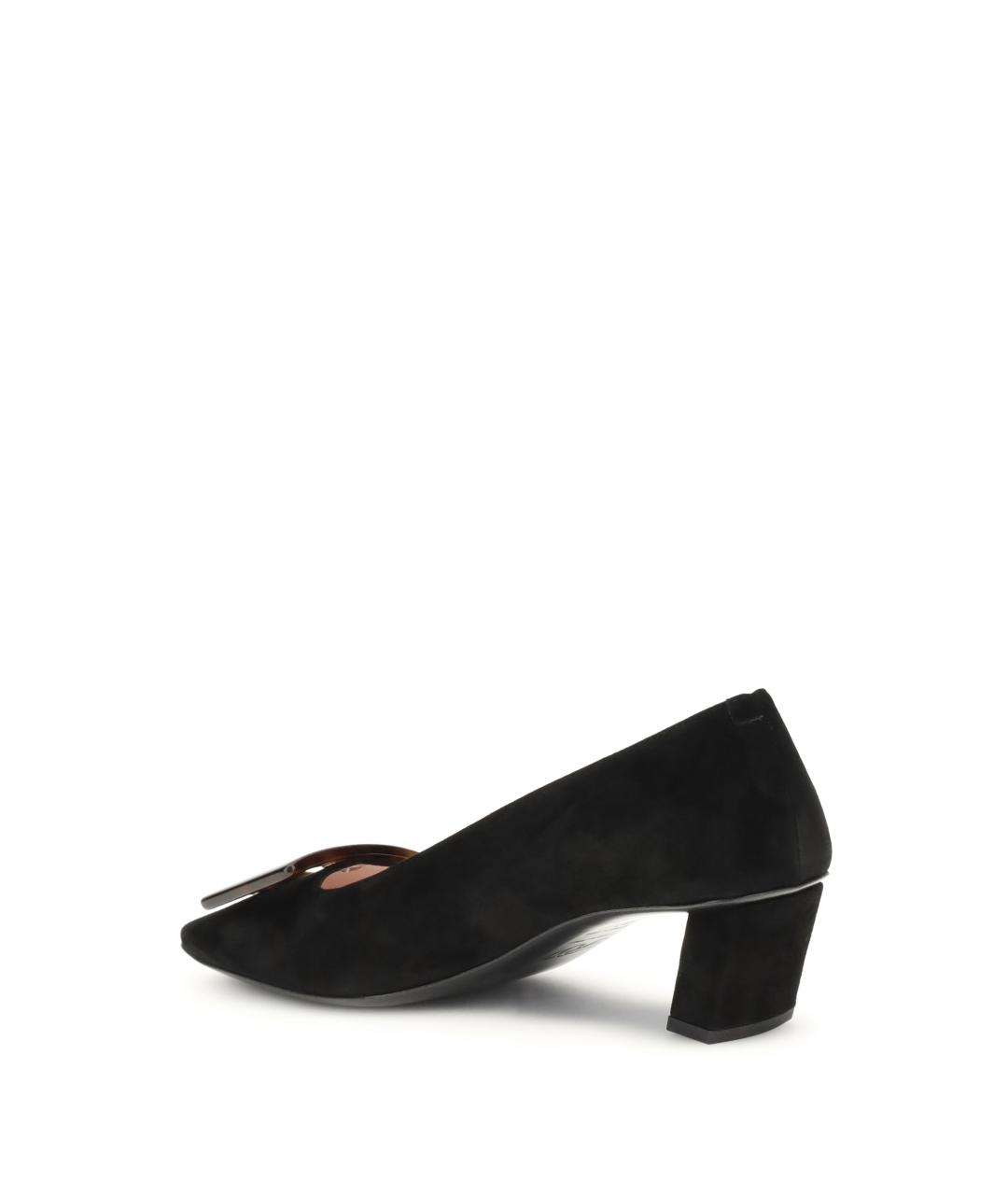 ROGER VIVIER Черные замшевые туфли, фото 3
