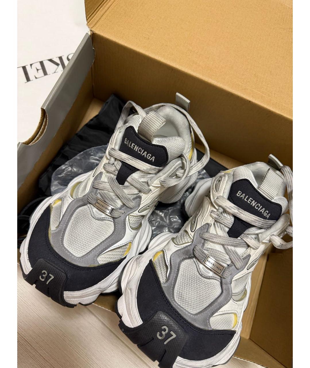 BALENCIAGA Бежевые кроссовки, фото 3