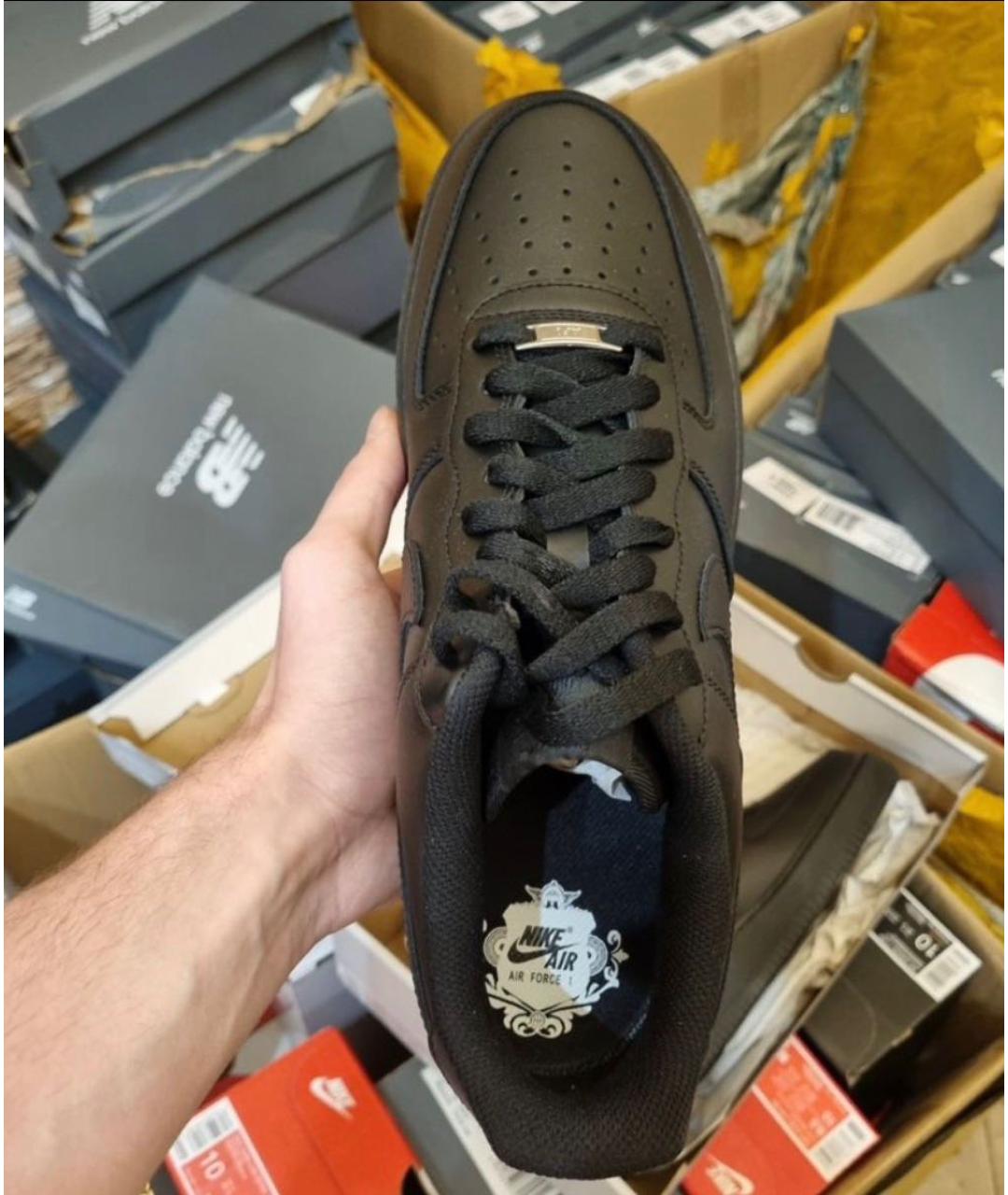 NIKE Черные резиновые кроссовки, фото 3