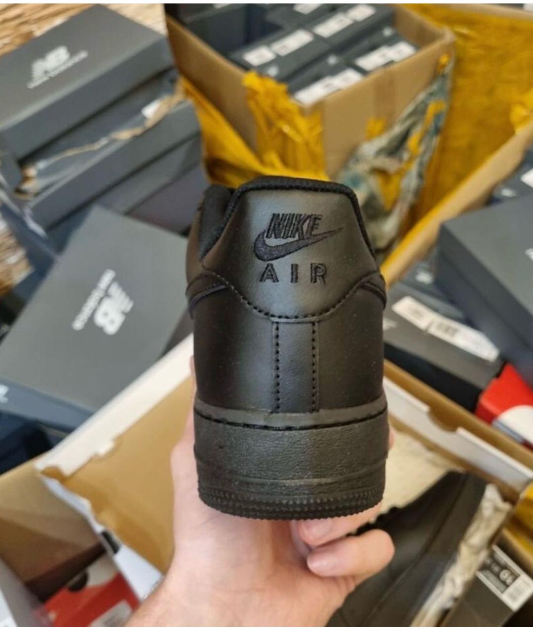 NIKE Черные резиновые кроссовки, фото 4