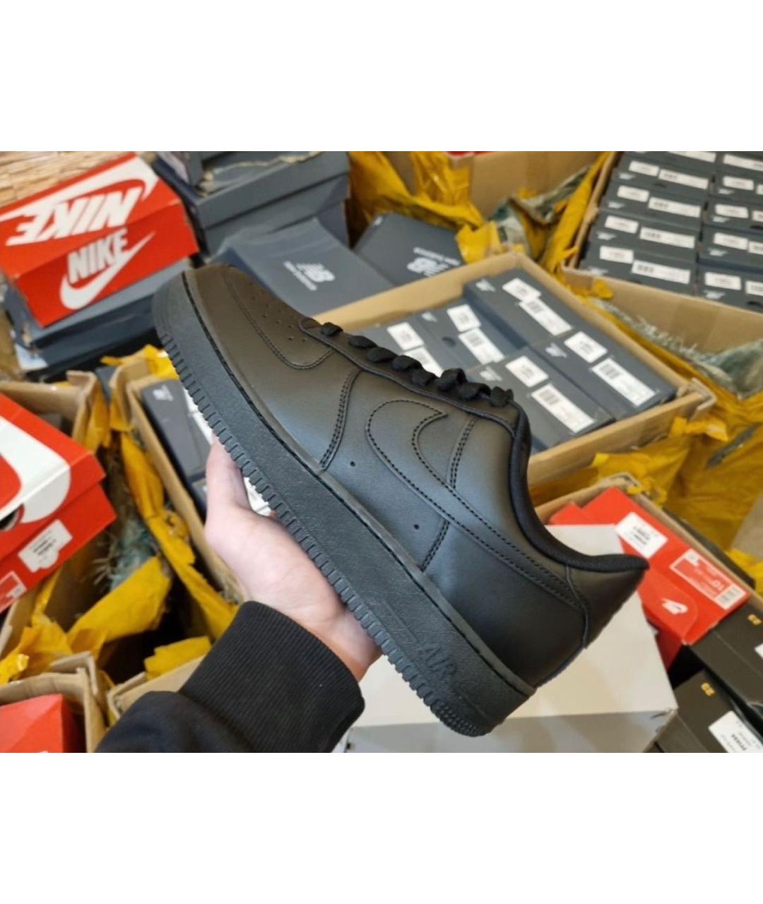 NIKE Черные резиновые кроссовки, фото 5