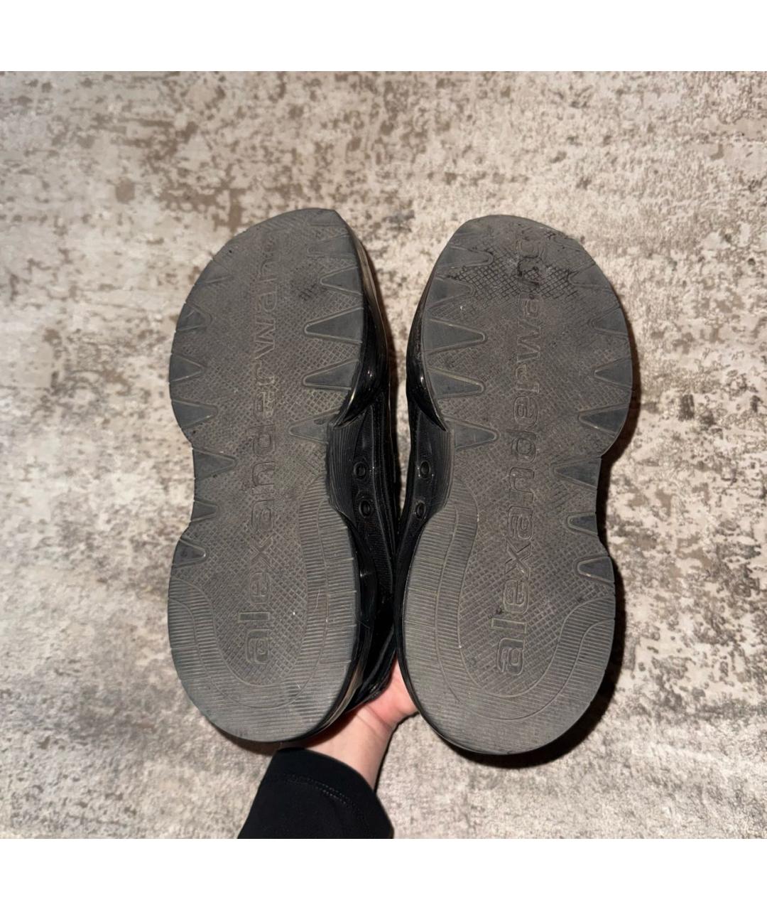 ALEXANDER WANG Черные резиновые кроссовки, фото 8