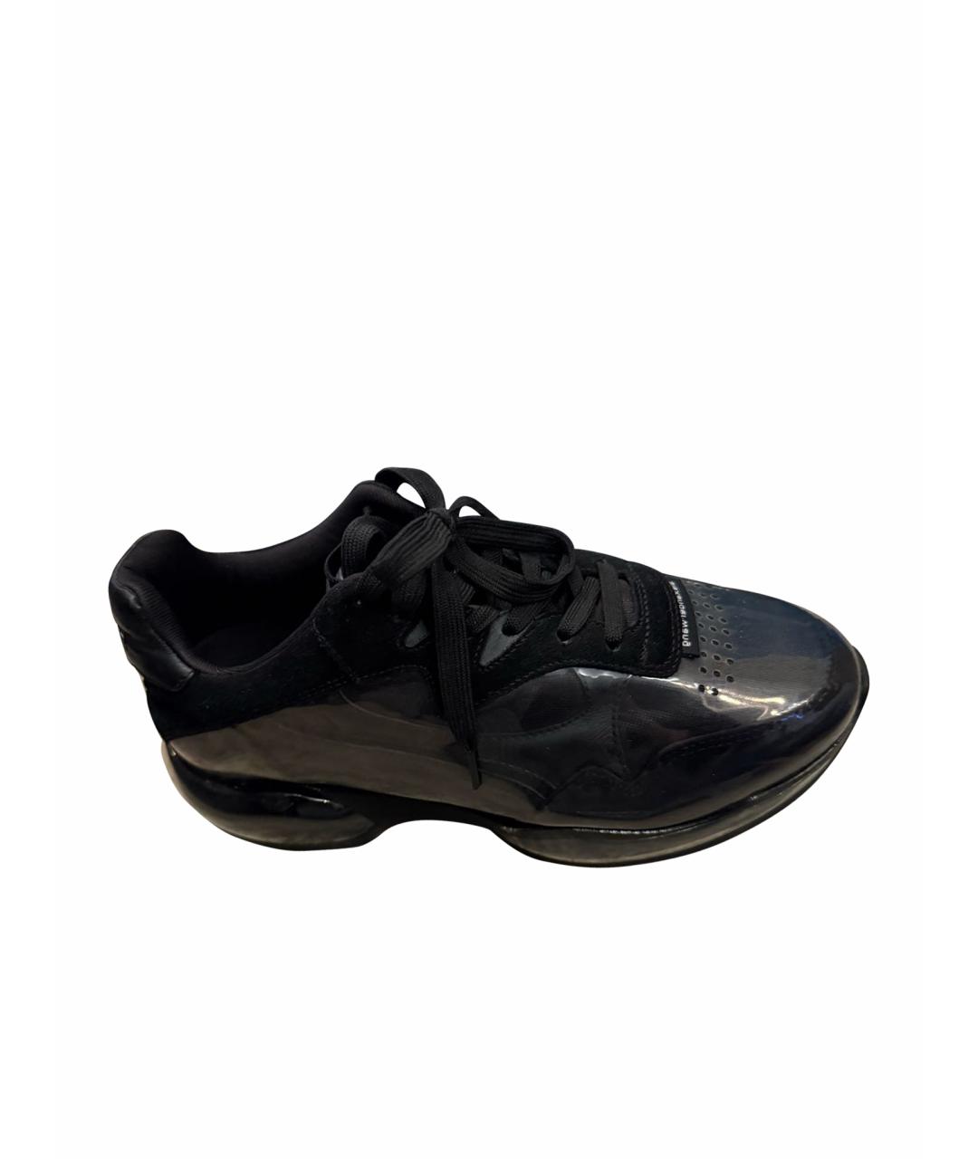 ALEXANDER WANG Черные резиновые кроссовки, фото 1