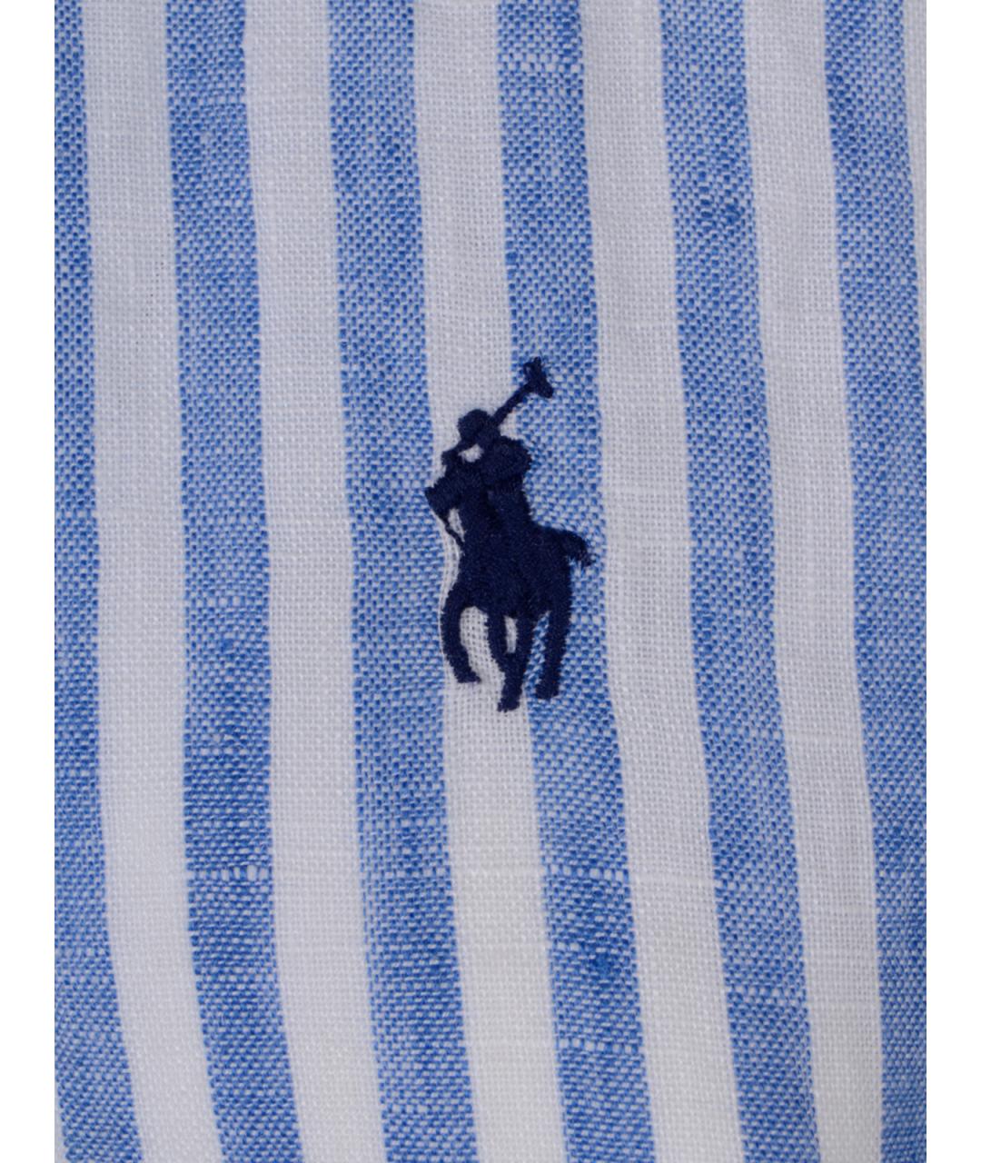 POLO RALPH LAUREN Мульти льняная рубашка, фото 3