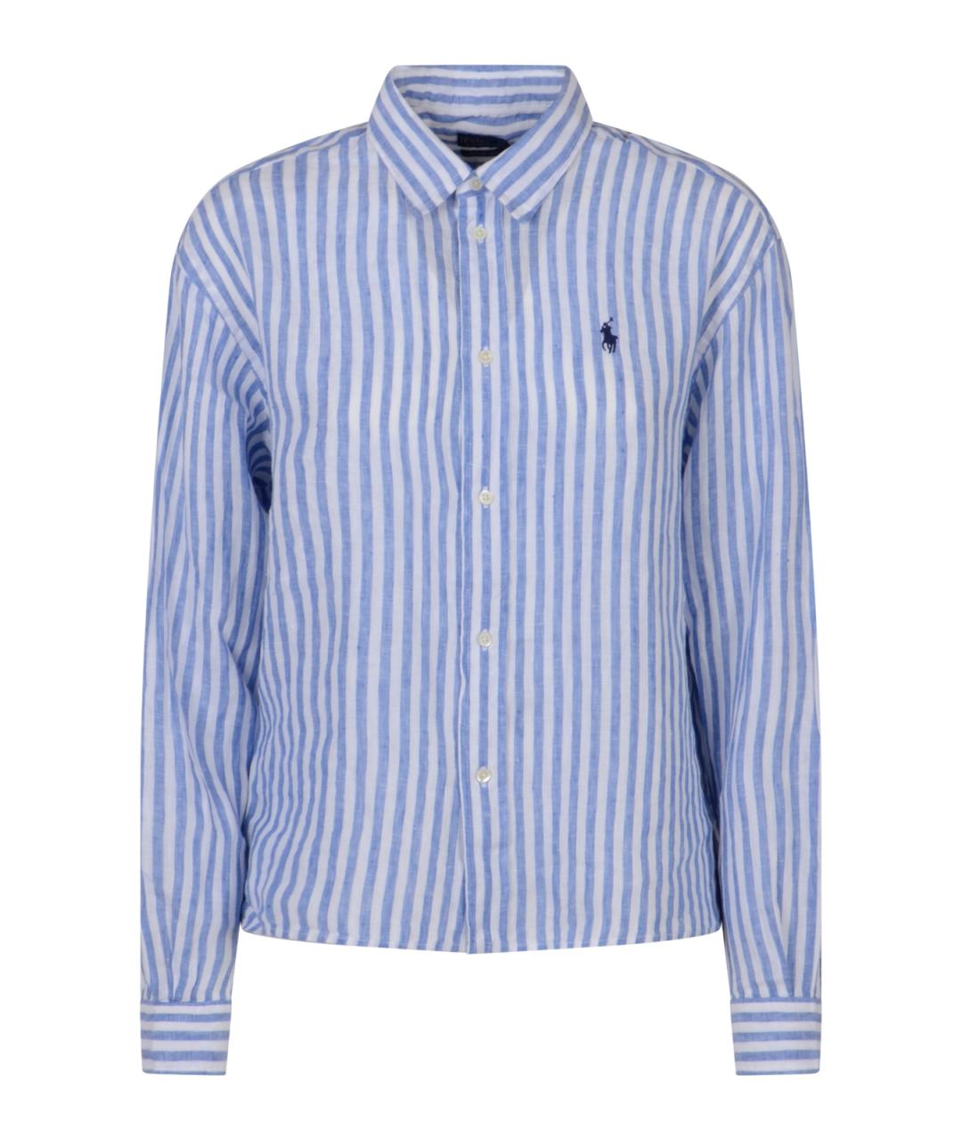 POLO RALPH LAUREN Мульти льняная рубашка, фото 1