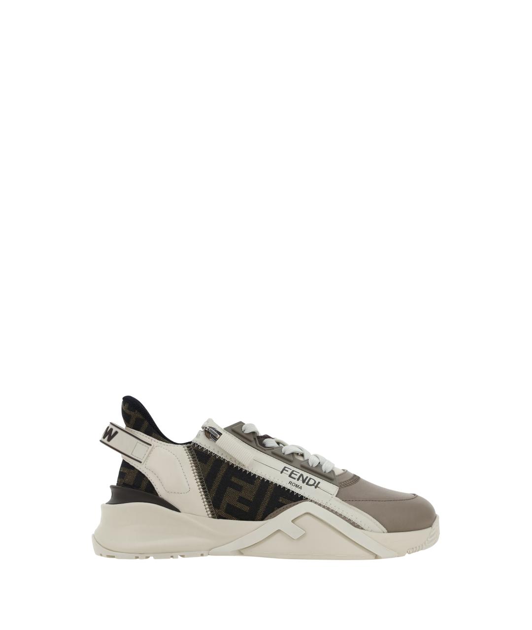 FENDI Мульти кожаные кроссовки, фото 1