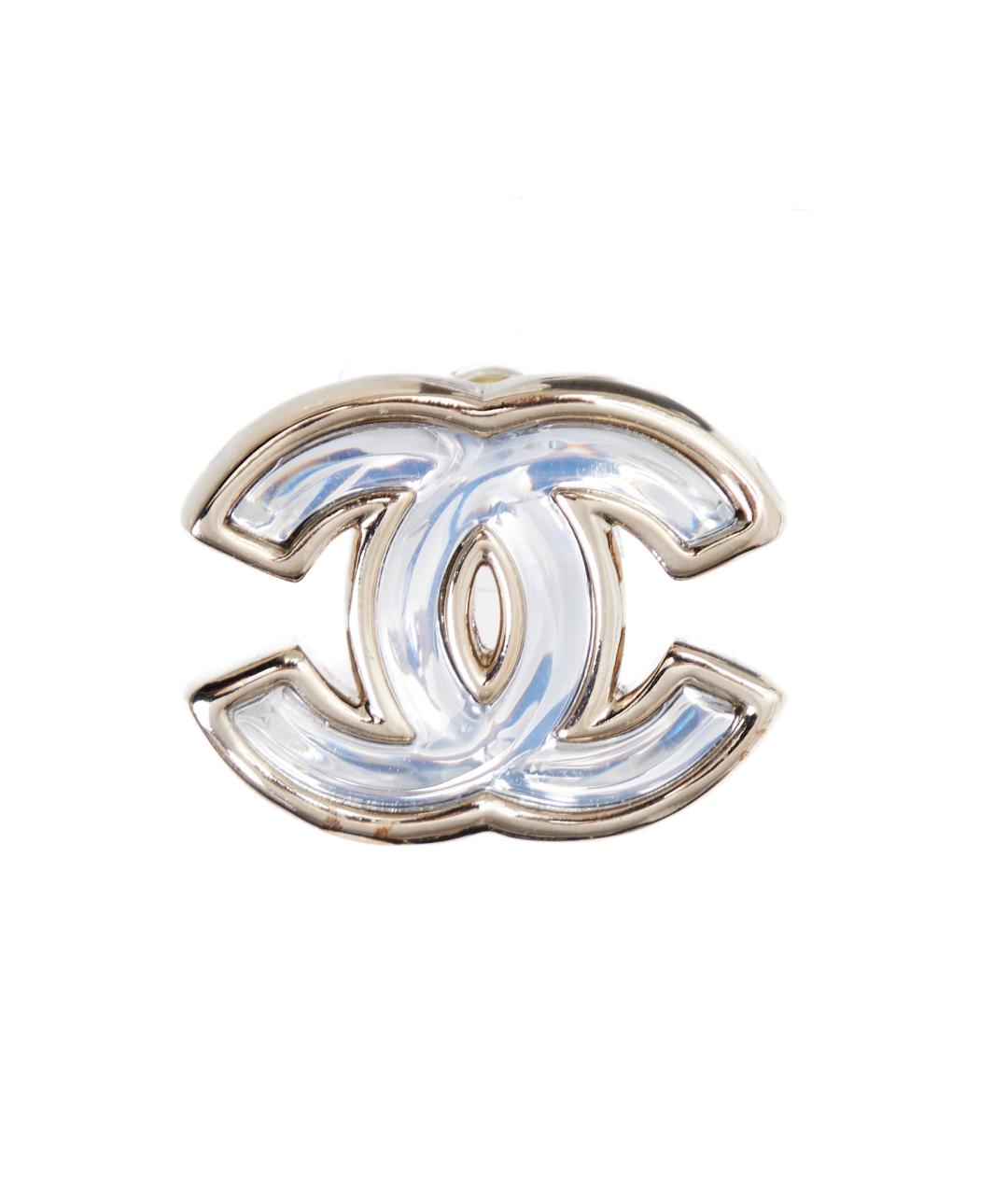 CHANEL Серебряные металлические серьги, фото 2