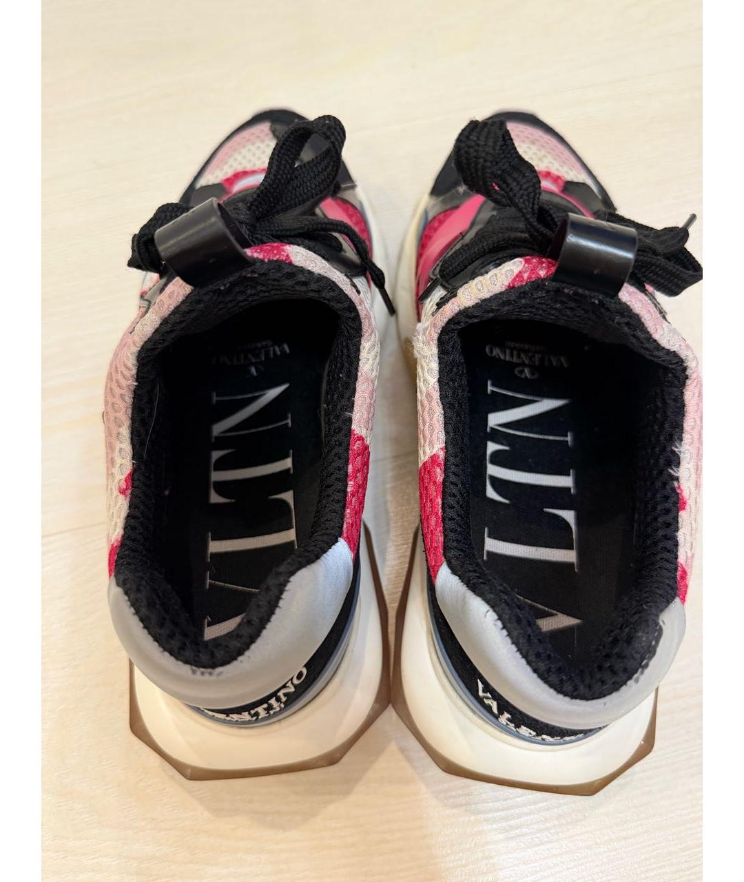VALENTINO Розовые кроссовки, фото 3