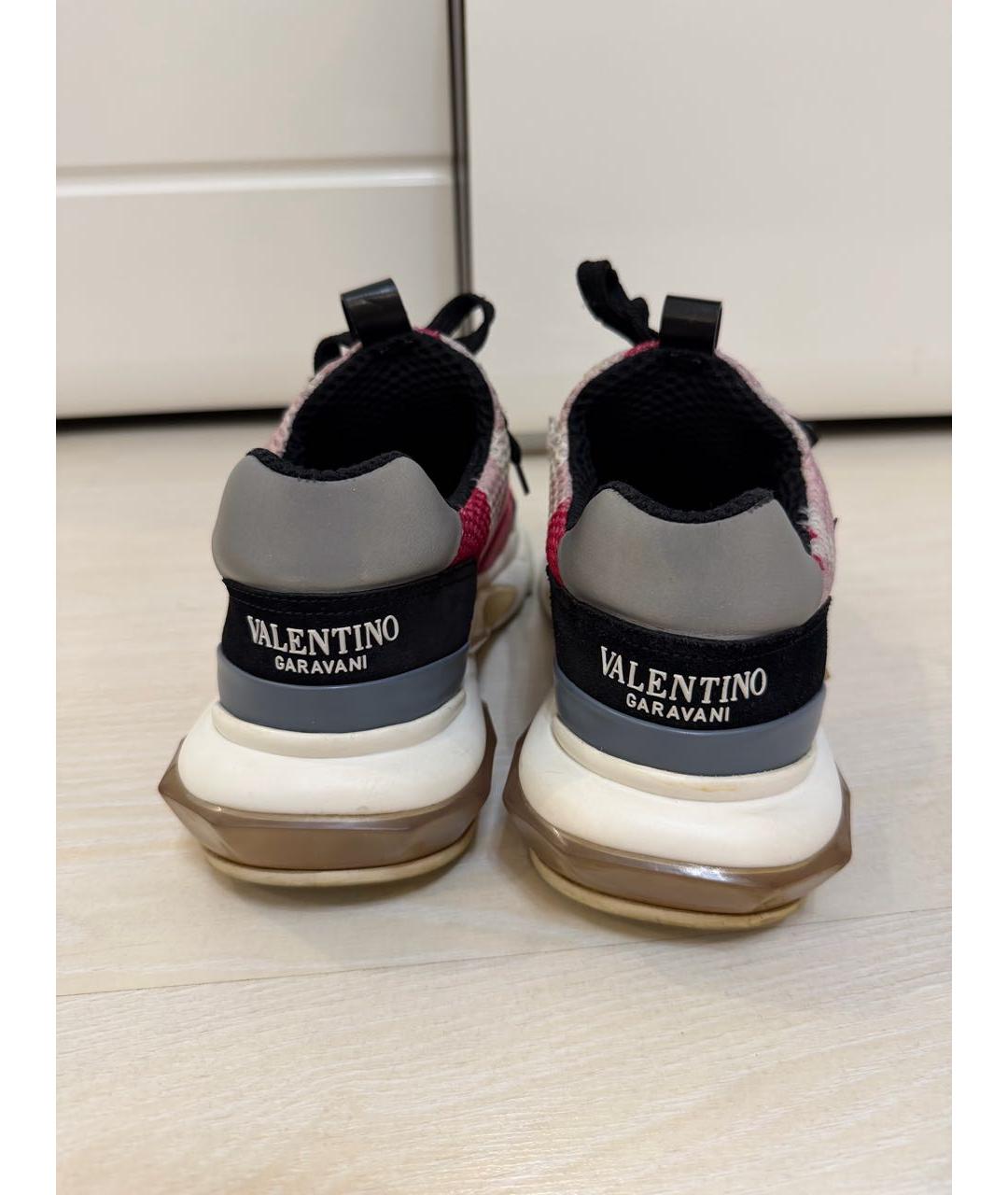 VALENTINO Розовые кроссовки, фото 4