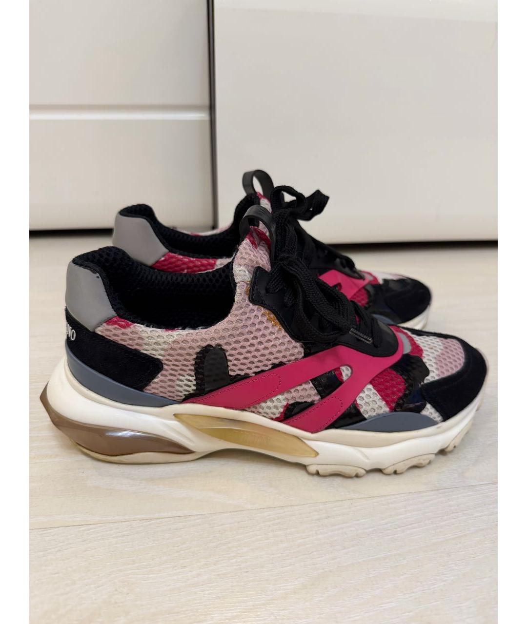 VALENTINO Розовые кроссовки, фото 5