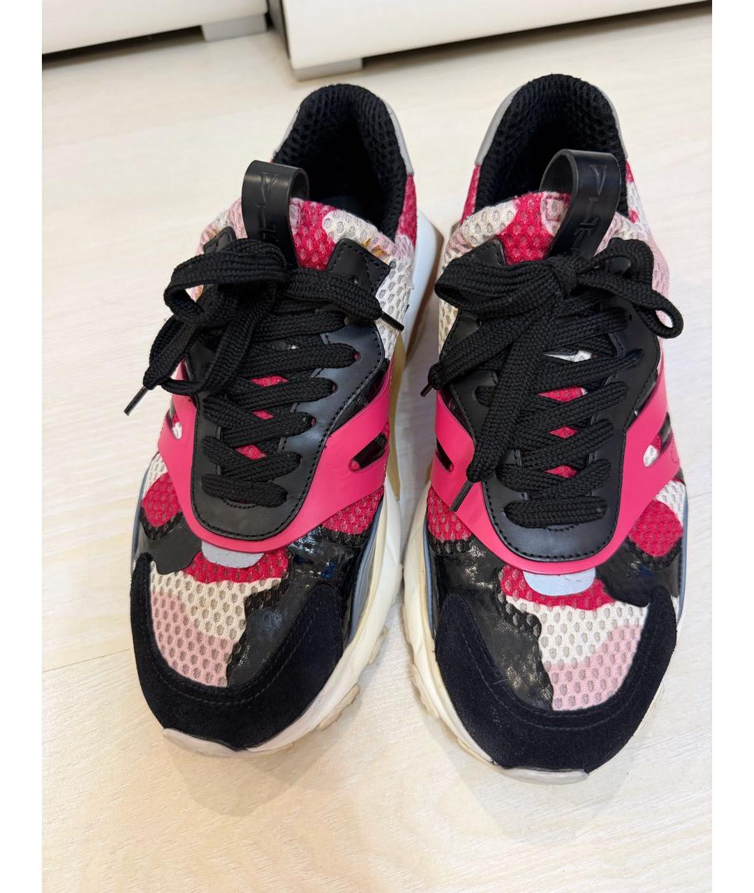 VALENTINO Розовые кроссовки, фото 2