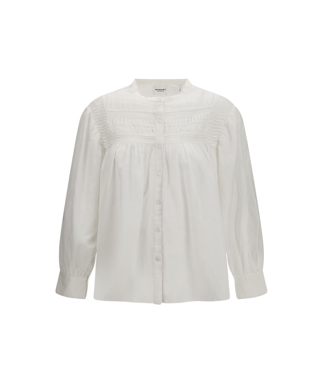 ISABEL MARANT ETOILE Белая хлопковая рубашка, фото 1
