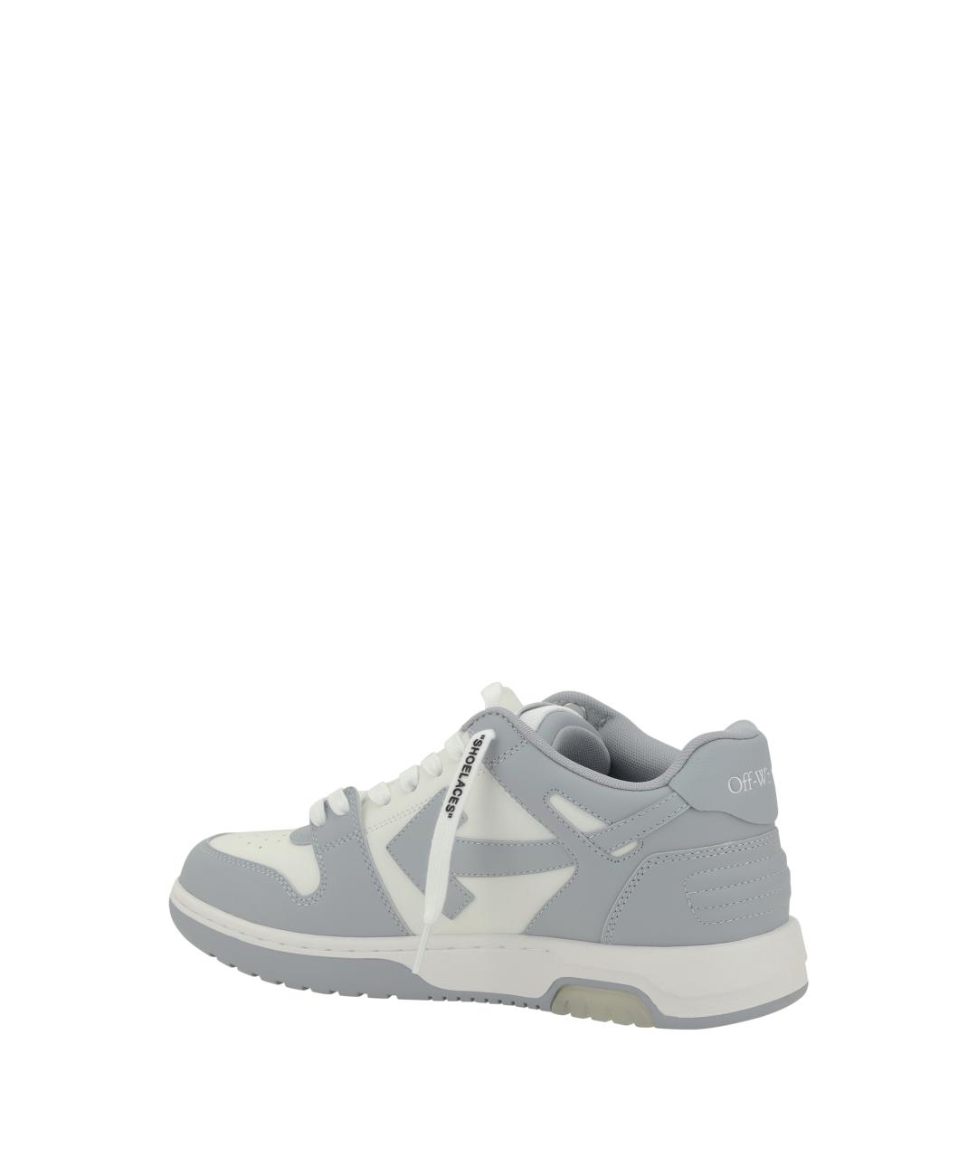 OFF-WHITE Мульти кожаные низкие кроссовки / кеды, фото 3