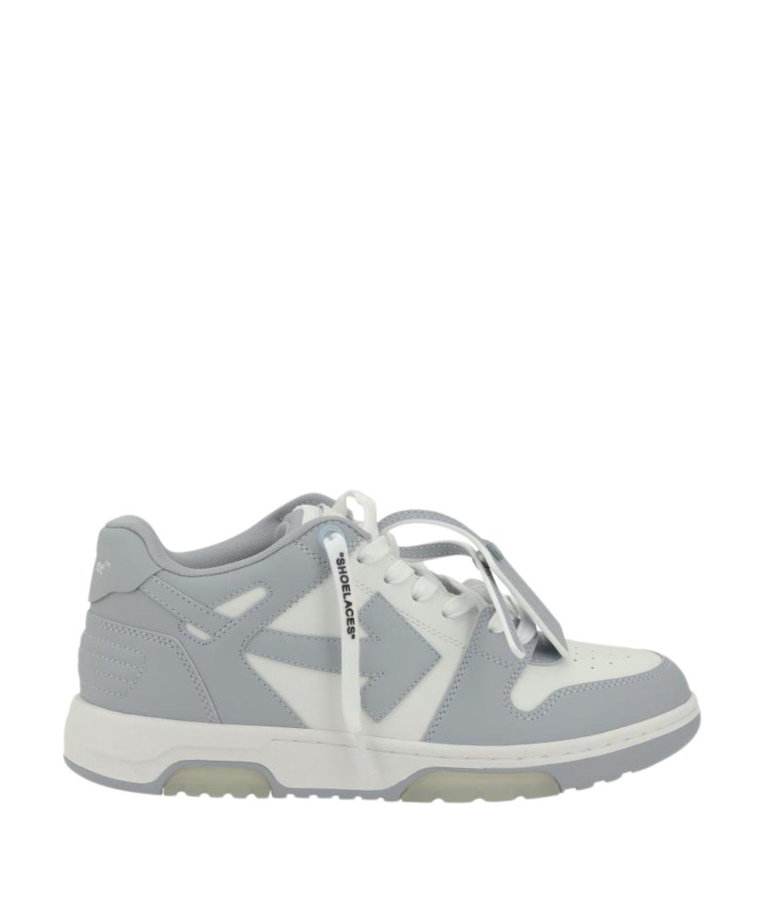 OFF-WHITE Мульти кожаные низкие кроссовки / кеды, фото 1