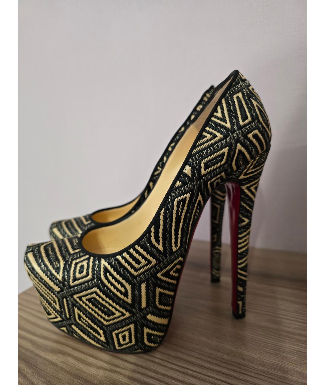 CHRISTIAN LOUBOUTIN Мульти кожаные туфли, фото 5