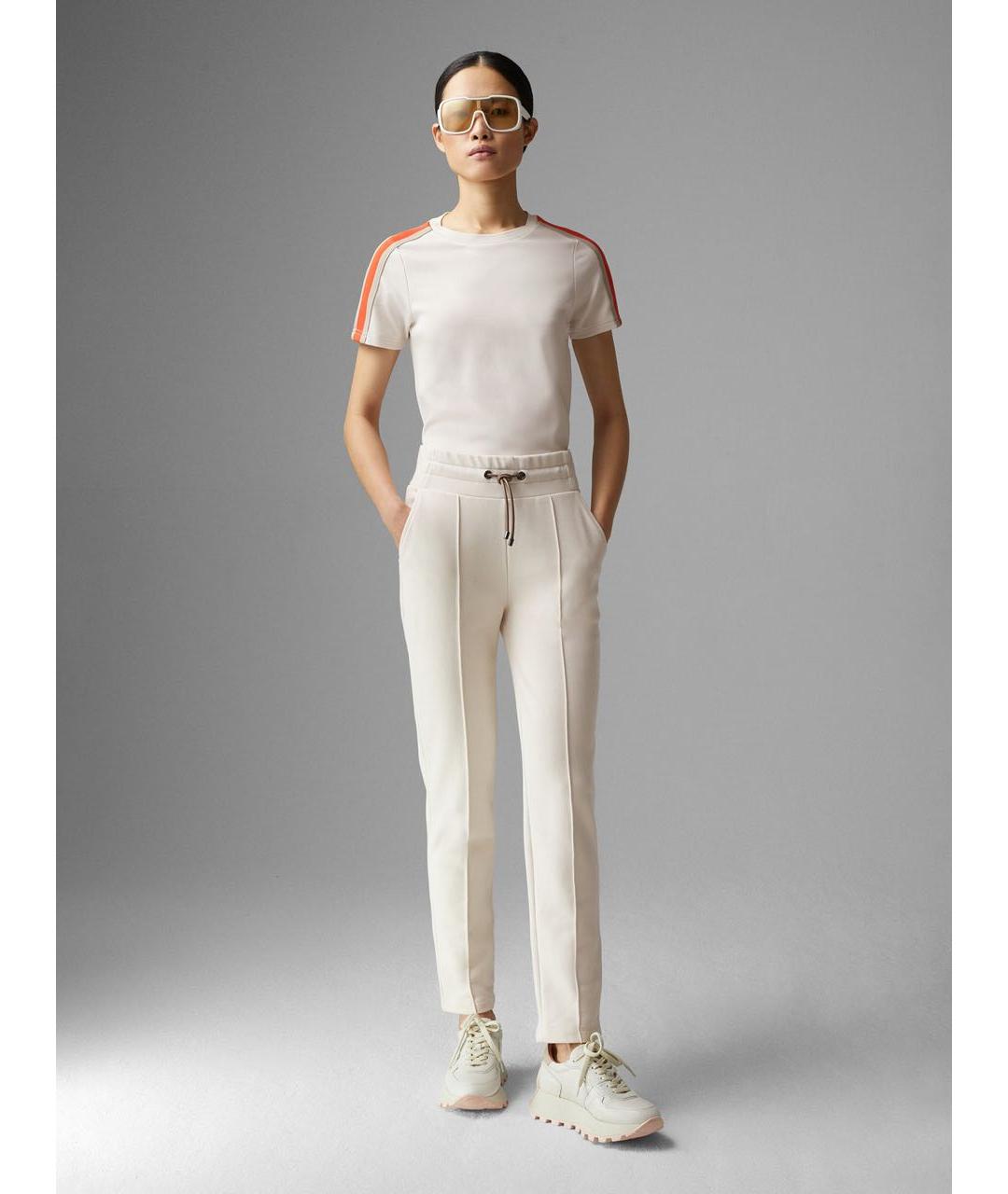 BOGNER Бежевые хлопковые спортивные брюки и шорты, фото 8