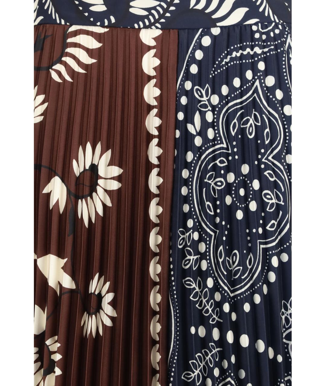 WEEKEND MAX MARA Мульти полиэстеровая юбка миди, фото 3