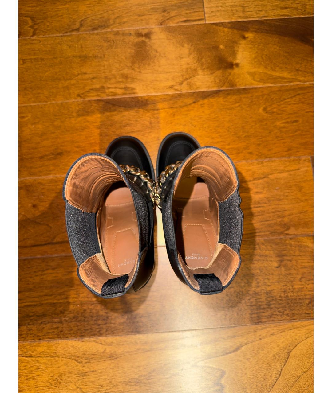 GIVENCHY Черные кожаные ботильоны, фото 3